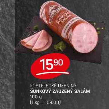 ŠUNKOVÝ ZAUZENÝ SALÁM 100g