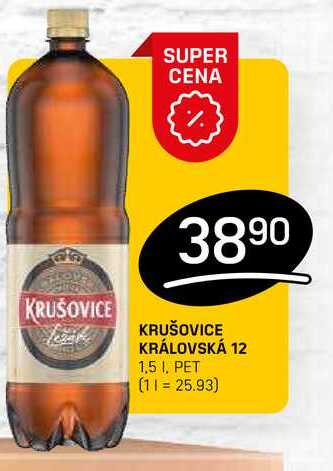 KRUŠOVICE KRÁLOVSKÁ 12 1,5l, PET