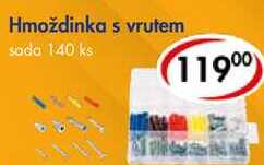 Hmoždinka s vrutem soda 140 ks