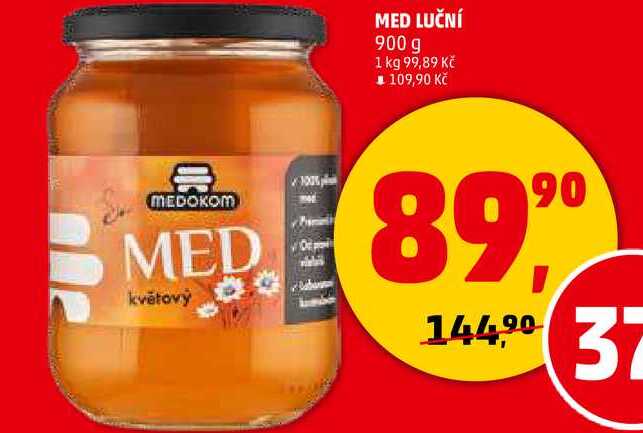 MED LUČNÍ, 900 g 