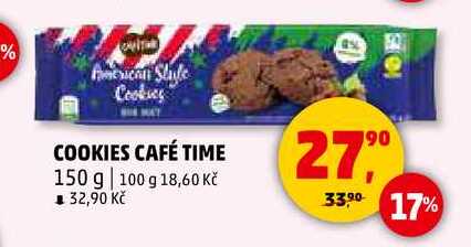 COOKIES CAFÉ TIME, 150 g 