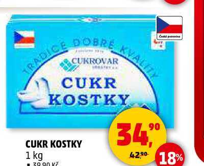 CUKR KOSTKY, 1 kg