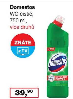 Domestos WC čistič, 750 ml, více druhů