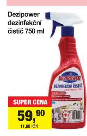 Dezipower dezinfekční čistič 750 ml