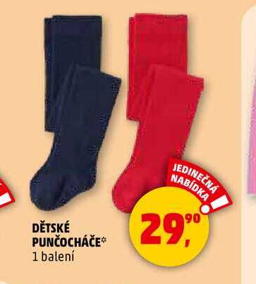 DĚTSKÉ PUNČOCHÁČE, 1 balení 