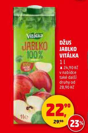 DŽUS JABLKO VITÁLKA, 1 l