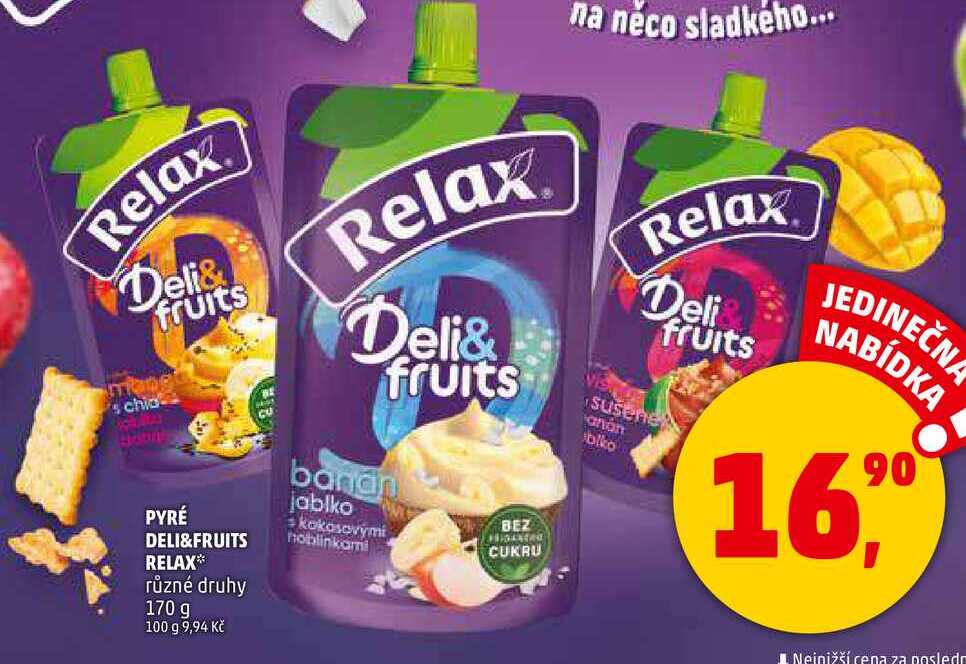 PYRÉ DELI&FRUITS RELAX, 170 g