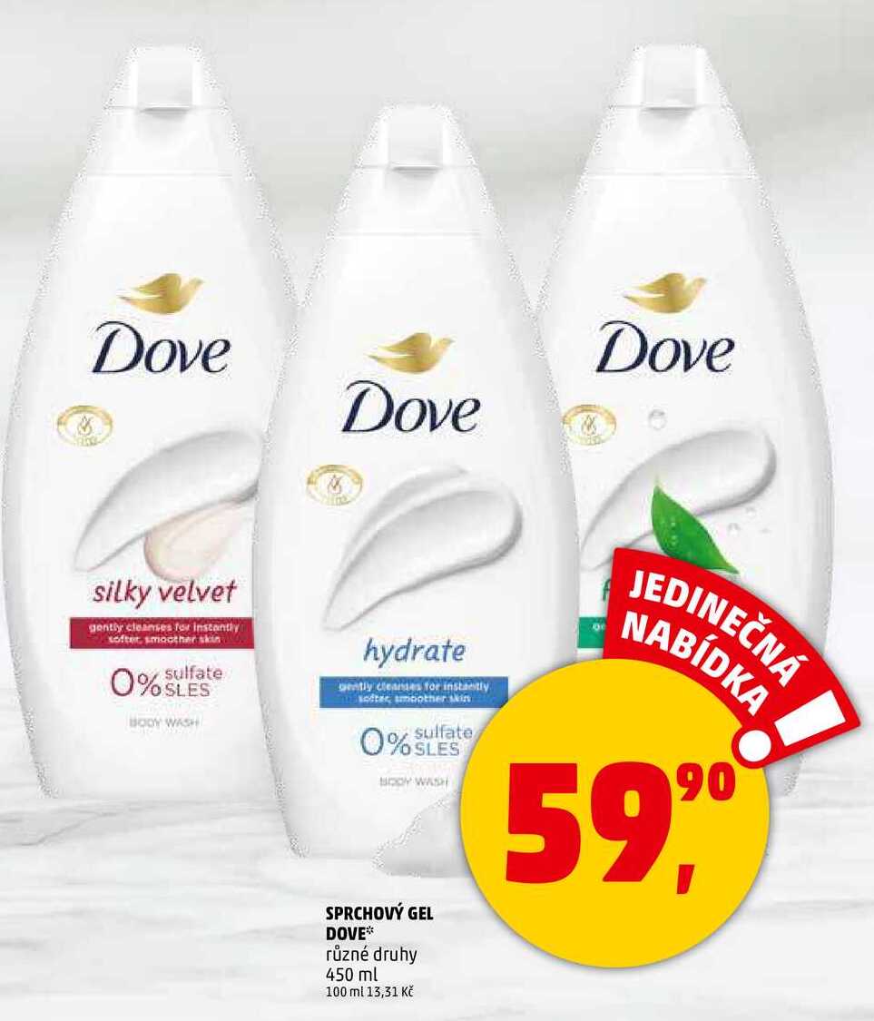 SPRCHOVÝ GEL DOVE, 450 ml