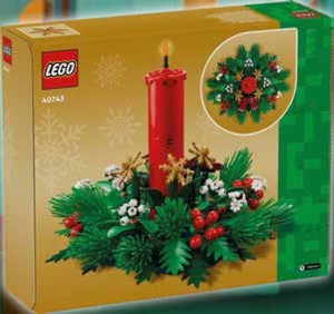 LEGO® 40743 Vánoční dekorace na stůl