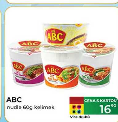 ABC nudle 60g kelímek