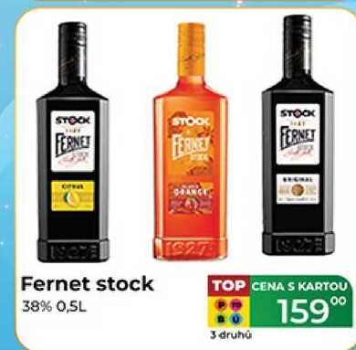 Fernet stock 38% 0,5L