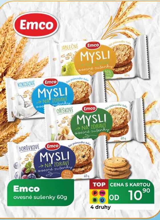 Emco ovesné sušenky 60g