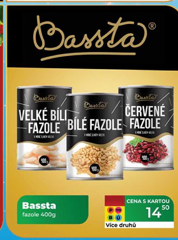 Bassta fazole 400g 