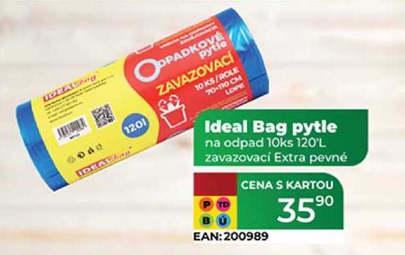 Ideal Bag pytle na odpad 10ks 120'L zavazovací Extra pevné