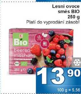 Lesní ovoce smės BIO 250 g