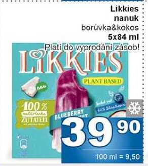 Likkies nanuk borůvka&kokos 5x84 ml