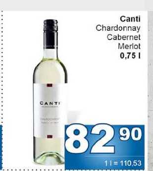 Canti Chardonnay Cabernet Merlot 0,75l