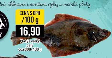 Platys velký celý 100 g