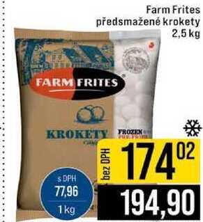 Farm Frites předsmažené krokety 2,5 kg