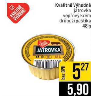 Kvalitně Výhodně játrovka 48 g