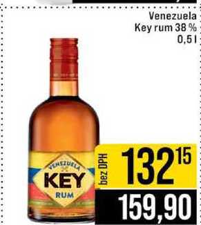 Venezuela Key rum 38 % 0,5 l