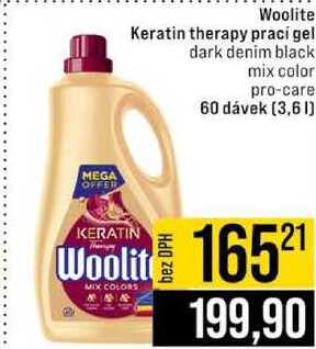 Woolite Keratin therapy prací gel 60 dávek