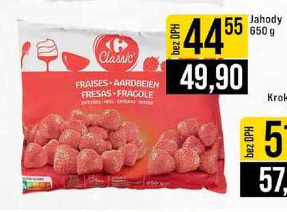 Jahody 650 g