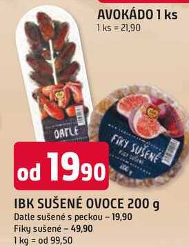 IBK SUŠENÉ OVOCE 200 g 