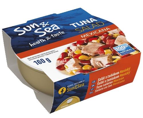 Sun&Sea Salát s tuňákem, 160 g