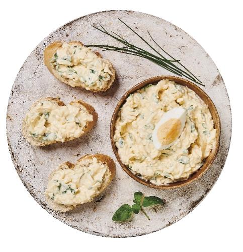 Vajíčková pomazánka s rukolou