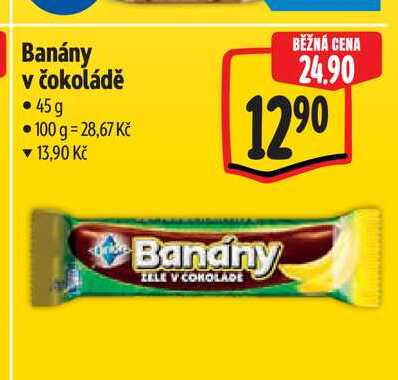 Banány v čokoládě  45g