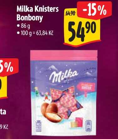 Milka Knisters Bonbony 86 g