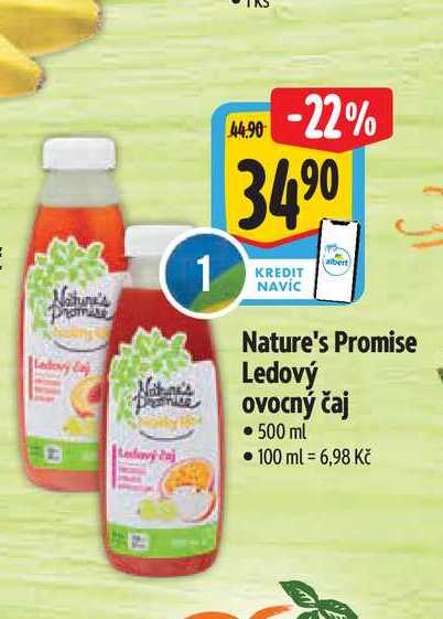 Nature's Promise Ledový ovocný čaj 500 ml