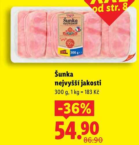 Šunka nejvyšší jakosti, 300 g