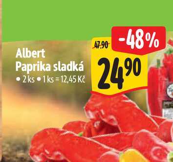Albert Paprika sladká 2 ks