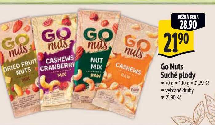   Go Nuts Suché plody 70 g 