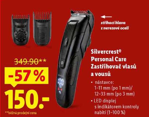 Silvercrest Personal Care Zastřihovač vlasů a vousů