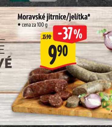 Moravské jitrnice/jelítka 100 g