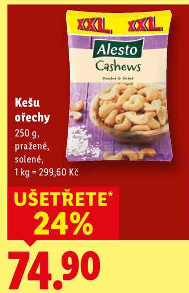 Kešu ořechy, 250 g