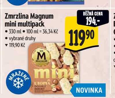 Zmrzlina Magnum mini multipack 330 ml