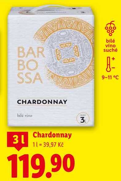 Chardonnay, 3 l