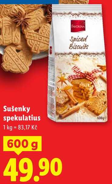 Sušenky spekulatius, 600 g