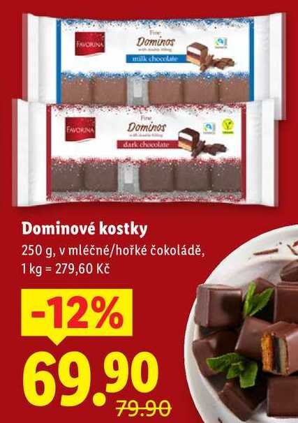 Dominové kostky, 250 g
