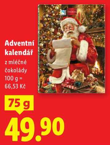 Adventní kalendář, 75 g