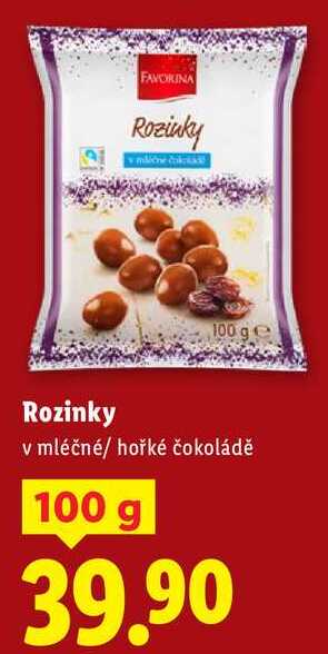 Rozinky, 100 g