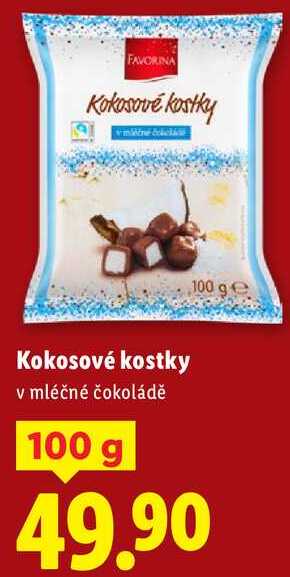 Kokosové kostky, 100 g