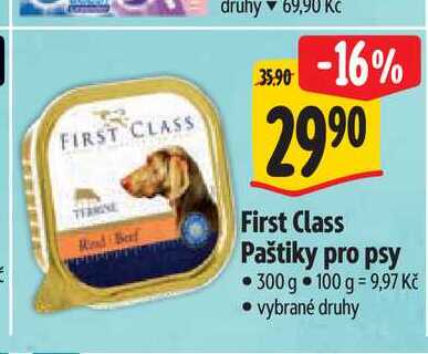First Class Paštiky pro psy 300 g