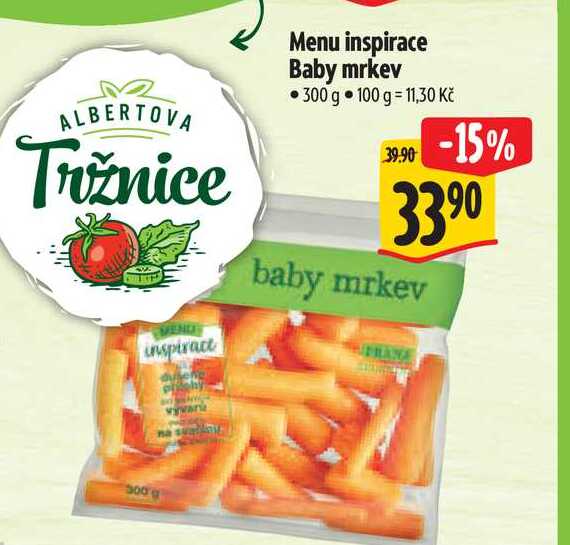   Menu inspirace Baby mrkev 300 g