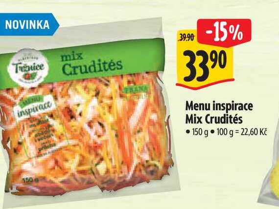 Menu inspirace Mix Crudités  150 g