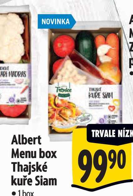 Albert Menu box Thajské kuře Siam 1 box